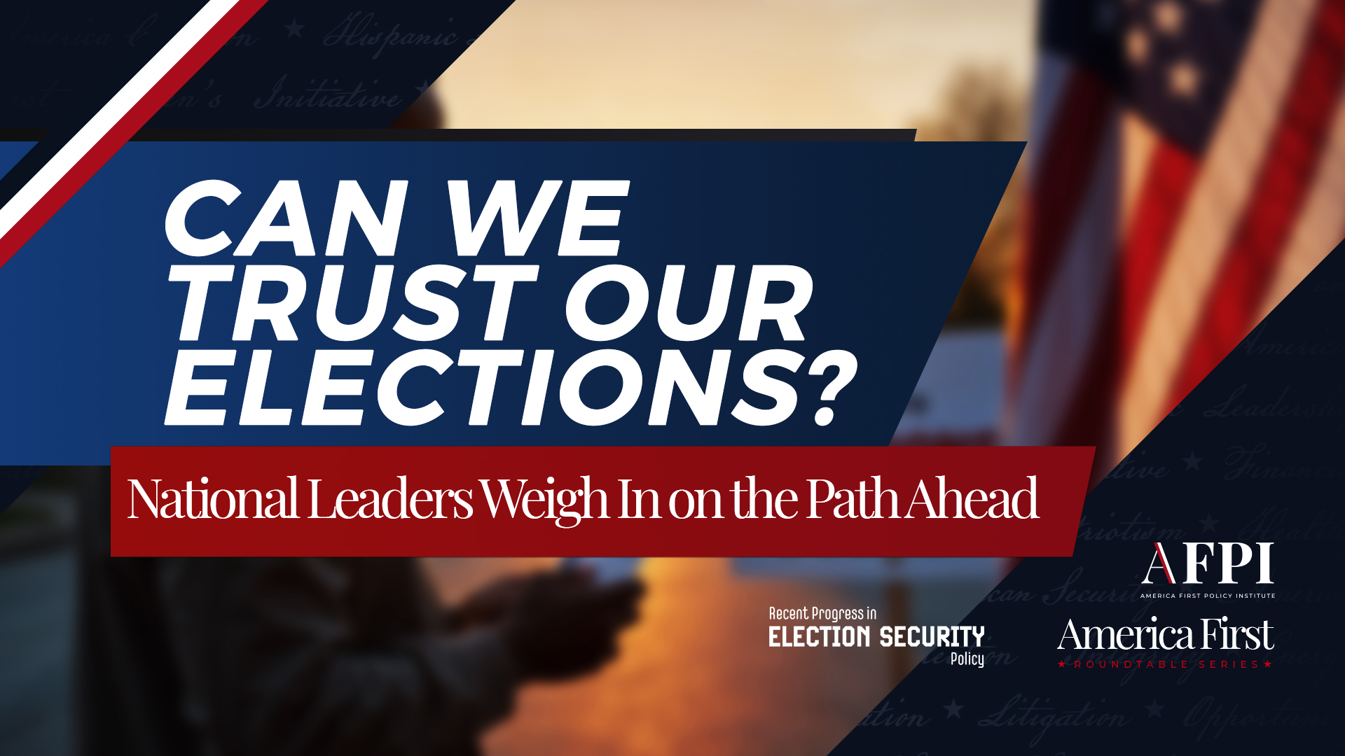 Recent Progress in Election Security Policy Roundtable | Events